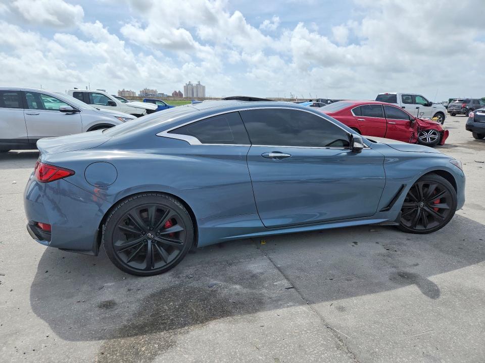 2022 Infiniti Q60 VIN JN1FV7LL4NM680076 COPART salvage auction — NORMAL WEAR, Ms - Certificate Of Title, sold $26,250 on 2026-07-17 (photo 3)
