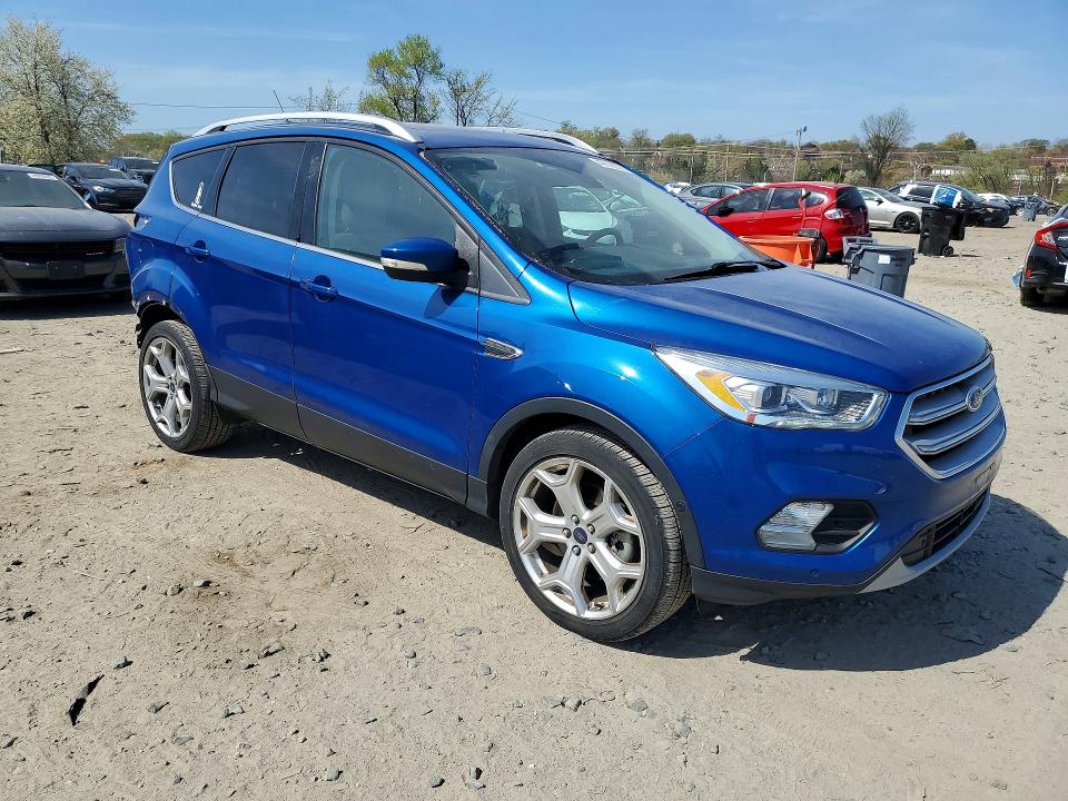 2018 Ford Escape VIN 1FMCU9J9XJUB87613 COPART salvage auction — REAR END, Md - Cert Of Salvage > 75% Damage, sold $1,700 on 2026-07-02 (photo 4)
