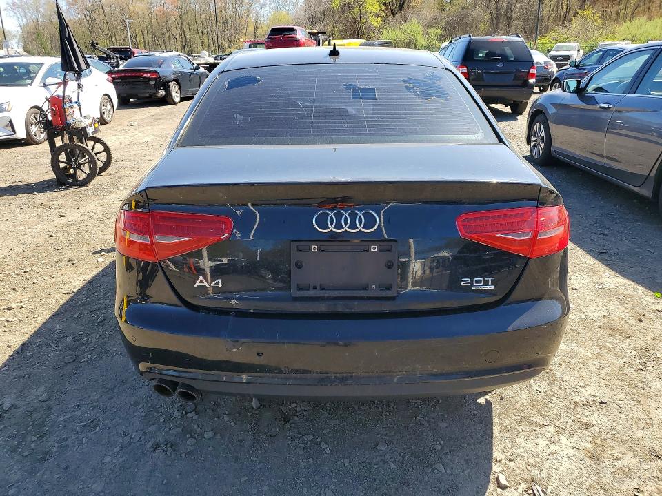 2013 Audi A4 VIN WAUHFAFL0DA185494 COPART salvage auction — REAR END, Fl - Certificate Of Title, sold $1,900 on 2026-07-21 (photo 6)