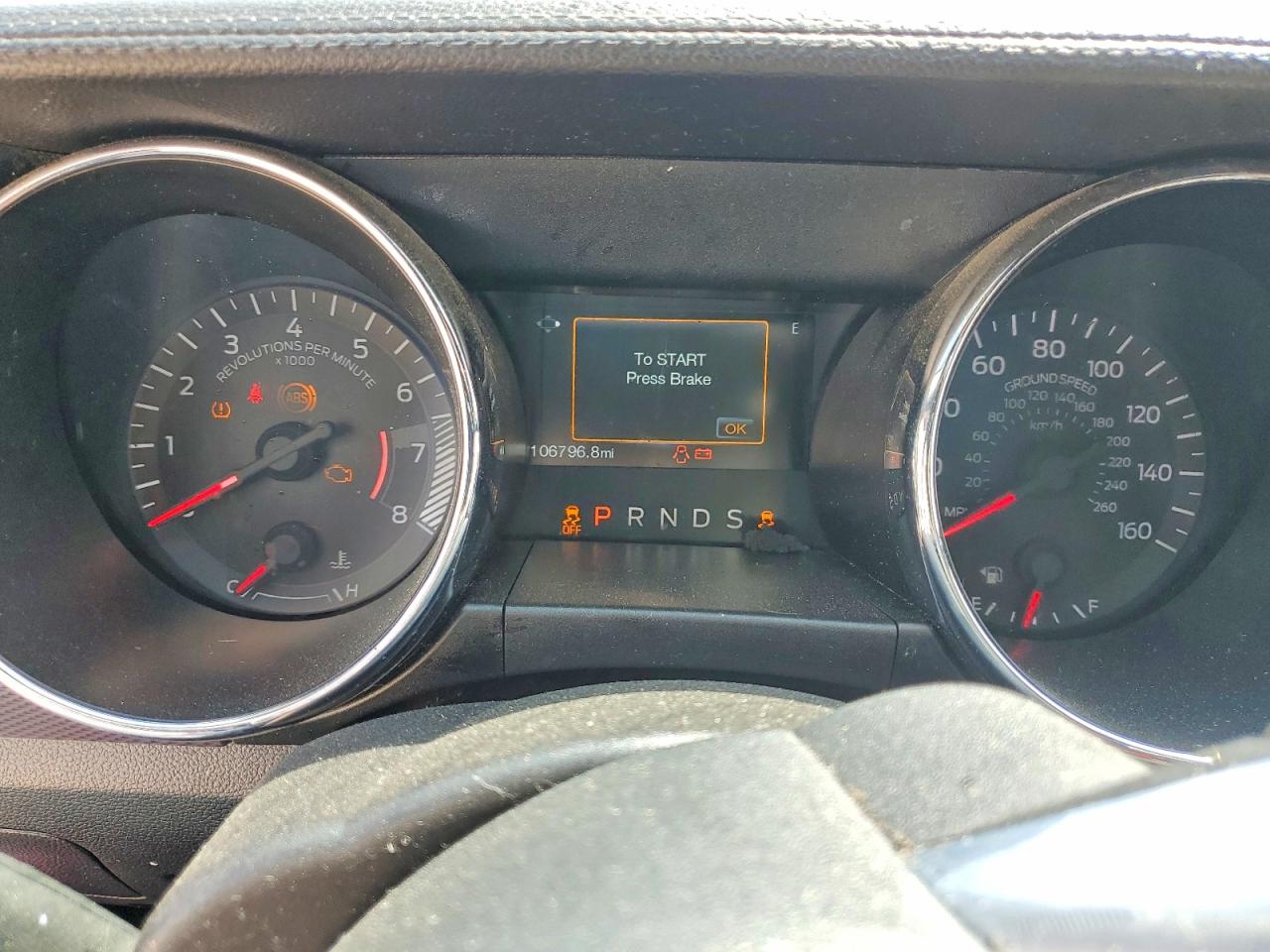2017 Ford Mustang VIN 1FA6P8TH6H5329084 COPART salvage auction — Front End, TN - SALVAGE CERTIFICATE, sold $1,750 on 2026-07-09 (photo 9)