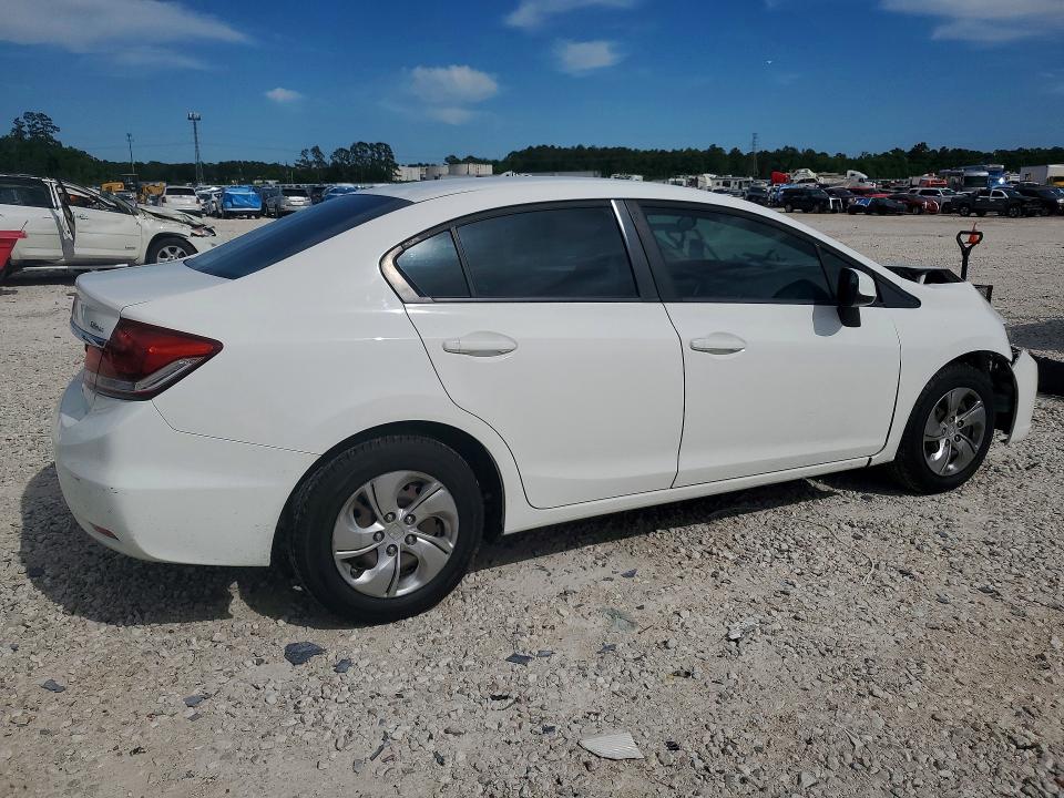 2013 Honda Civic VIN 2HGFB2F56DH561597 COPART salvage auction — FRONT END, Tx - Certificate Of Title, sold $3,350 on 2026-07-02 (photo 3)