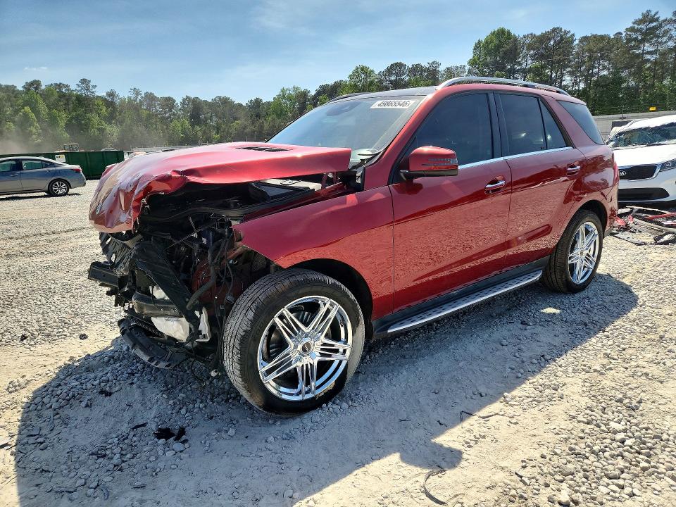 2018 Mercedes-benz Gle VIN 4JGDA5HB1JB062087 COPART salvage auction — FRONT END, Ga - Cert Of Title-Salvage, sold $6,500 on 2026-07-09 (photo 1)