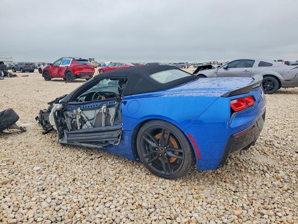2014 Chevrolet Corvette VIN 1G1YK3D70E5122558 COPART salvage auction — FRONT END, TX - SALVAGE VEHICLE TITLE, sold $7,300 on 2026-07-02 (photo 2)