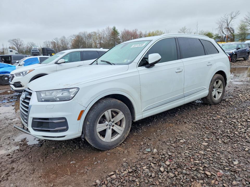 2019 Audi Q7 VIN WA1LHAF71KD040156 COPART salvage auction — REAR END, PA, sold $3,200 on 2026-07-27 (photo 1)