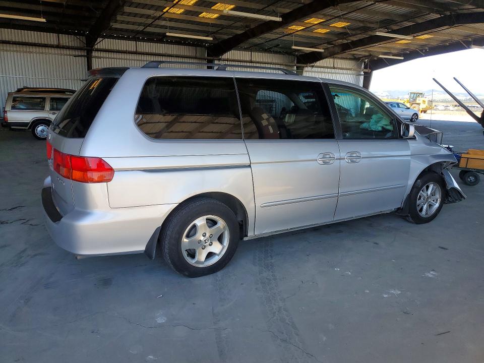 2001 Honda VIN 2HKRL18611H537249 COPART salvage auction — FRONT END, Ca - Salvage Certificate, sold $125 on 2026-07-02 (photo 3)
