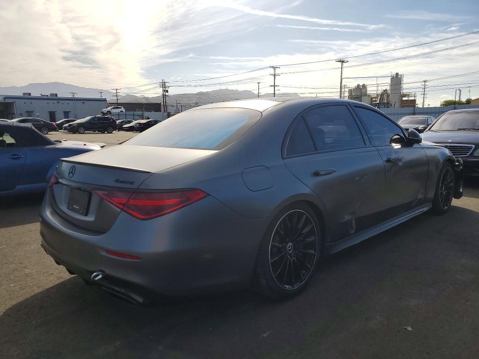 2023 Mercedes-benz S-klasse VIN W1K6G6DB0PA189148 COPART salvage auction — FRONT END, Salvage Title, sold $22,900 on 2026-07-27 (photo 3)