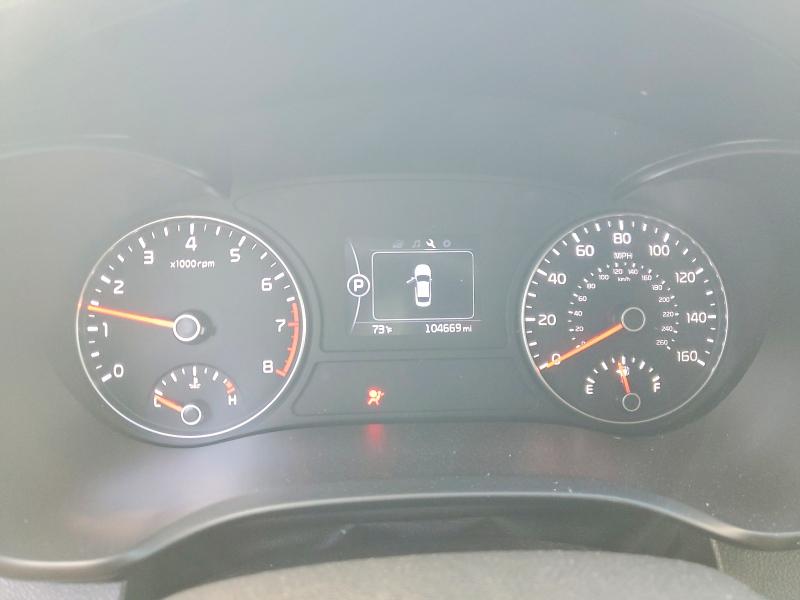 2018 Kia Optima VIN 5XXGT4L36JG206457 COPART salvage auction — FRONT END, Ca - Salvage Certificate, sold $1,300 on 2026-07-17 (photo 9)