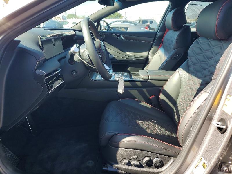 2025 Genesis G80 VIN KMTGG4SD5SU259615 COPART salvage auction — FRONT END, Ca - Salvage Certificate, sold $19,900 on 2026-07-03 (photo 7)
