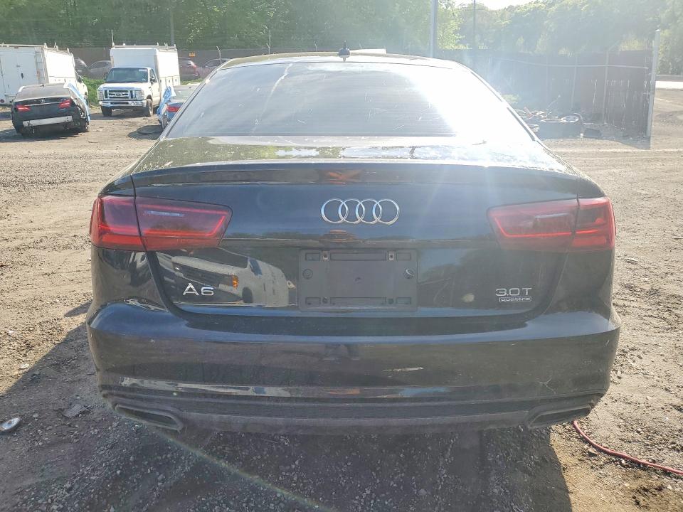 2016 Audi A6 VIN WAUFGAFC8GN190928 COPART salvage auction — FRONT END, Md - Cert Of Salvage > 75% Damage, sold $1,750 on 2026-07-23 (photo 6)