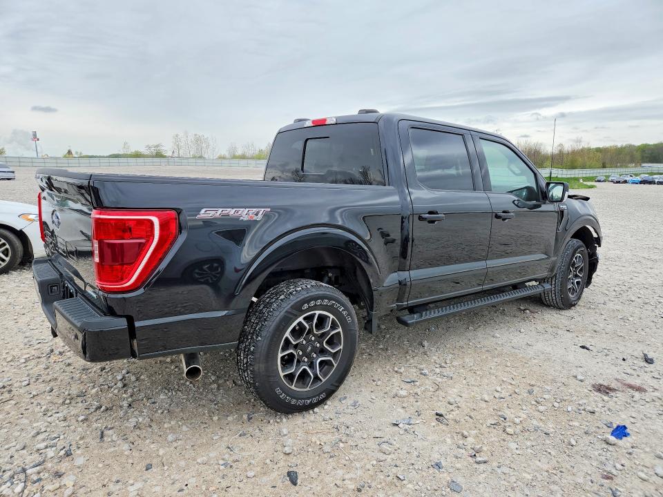 2022 Ford F-150 VIN 1FTEW1EP5NFB31803 COPART salvage auction — FRONT END, Mi - Cert Of Title-Salvage Vehicle, sold $12,800 on 2026-07-02 (photo 3)