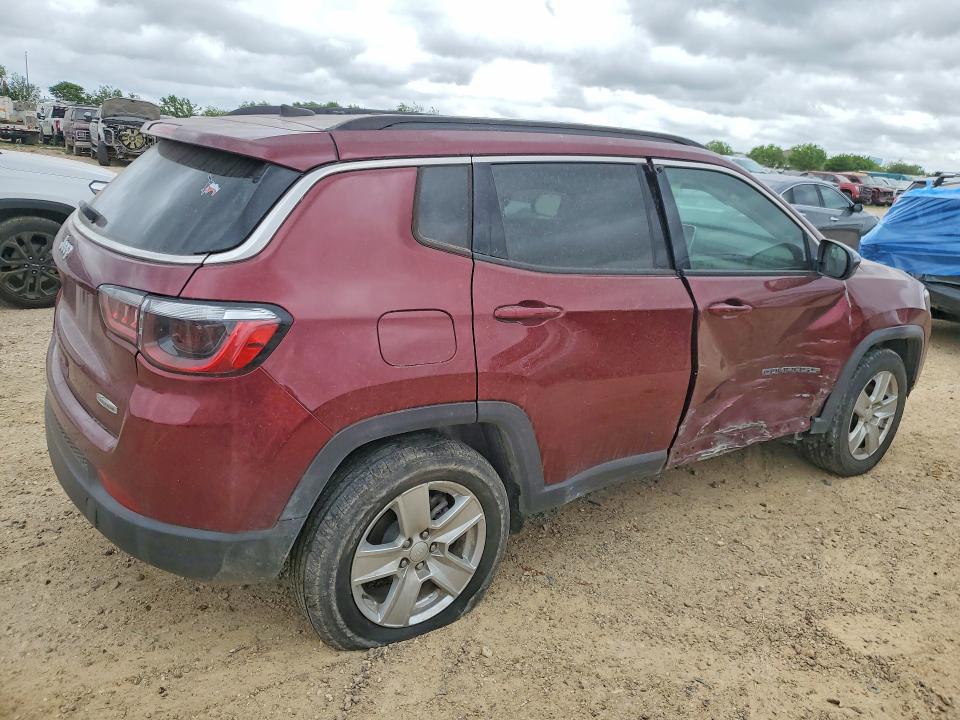 2022 Jeep Compass VIN 3C4NJCBB7NT104062 COPART salvage auction — SIDE, Tx - Certificate Of Title, sold $4,900 on 2026-07-09 (photo 3)