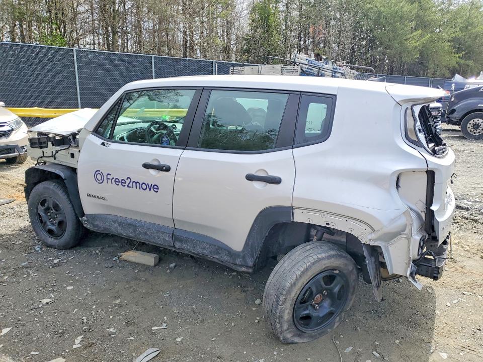 2021 Jeep VIN ZACNJDAB3MPN36982 COPART salvage auction — FRONT END, Md - Cert Of Salvage > 75% Damage, sold $750 on 2026-07-14 (photo 2)