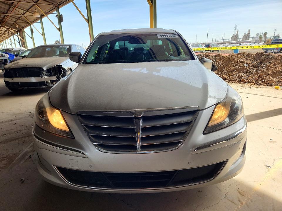 2012 Hyundai Genesis VIN KMHGC4DHXCU187642 COPART salvage auction — SIDE, Az - Cert Of Title - Salvage, sold $3,000 on 2026-07-29 (photo 5)