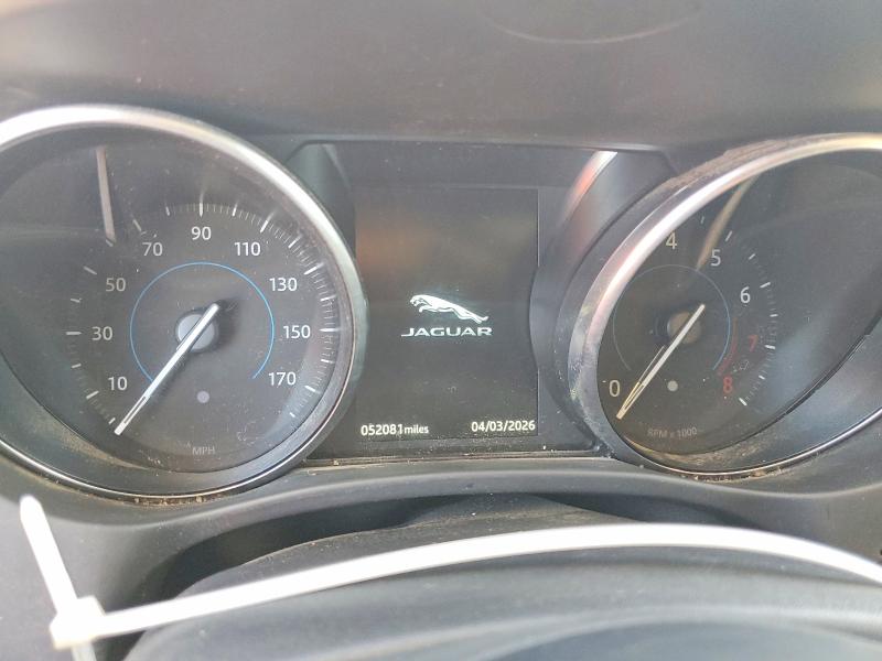 2020 Jaguar F-pace VIN SADCJ2FX8LA633102 COPART salvage auction — FRONT END, Ca - Salvage Certificate, sold $10,400 on 2026-07-29 (photo 9)