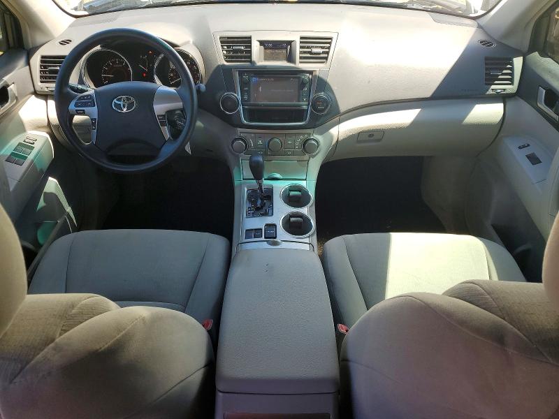 2013 Toyota Highlander VIN 5TDZK3EH1DS107773 COPART salvage auction — FRONT END, HI - CERTIFICATE OF SALVAGE, sold $450 on 2026-07-27 (photo 8)