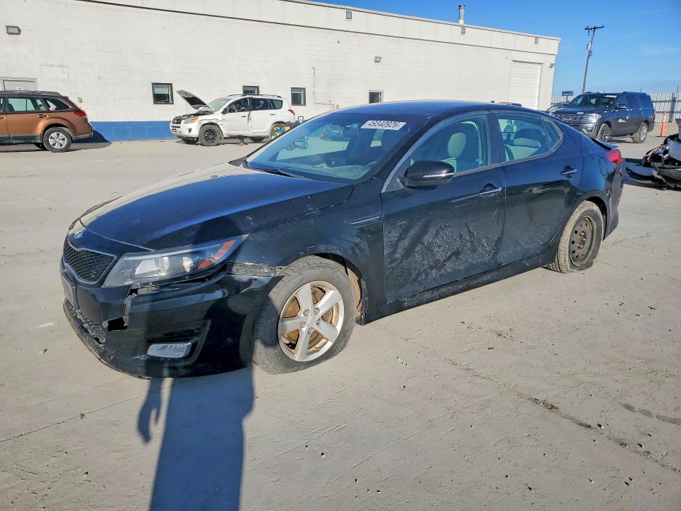 2014 Kia Optima VIN 5XXGM4A79EG269089 COPART salvage auction — FRONT END, Ut - Salvage Certificate, sold $350 on 2026-07-27 (photo 1)