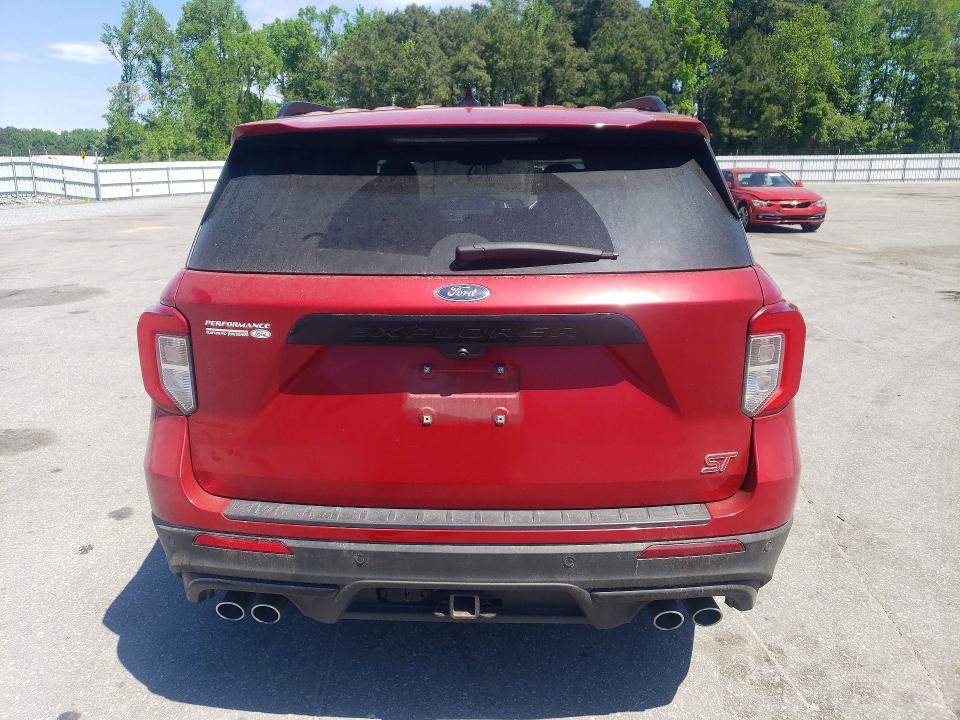2022 Ford Explorer VIN 1FM5K7GC8NGB07350 COPART salvage auction — FRONT END, Nc - Salvage Certificate Of Title, sold $1,100 on 2026-07-09 (photo 6)