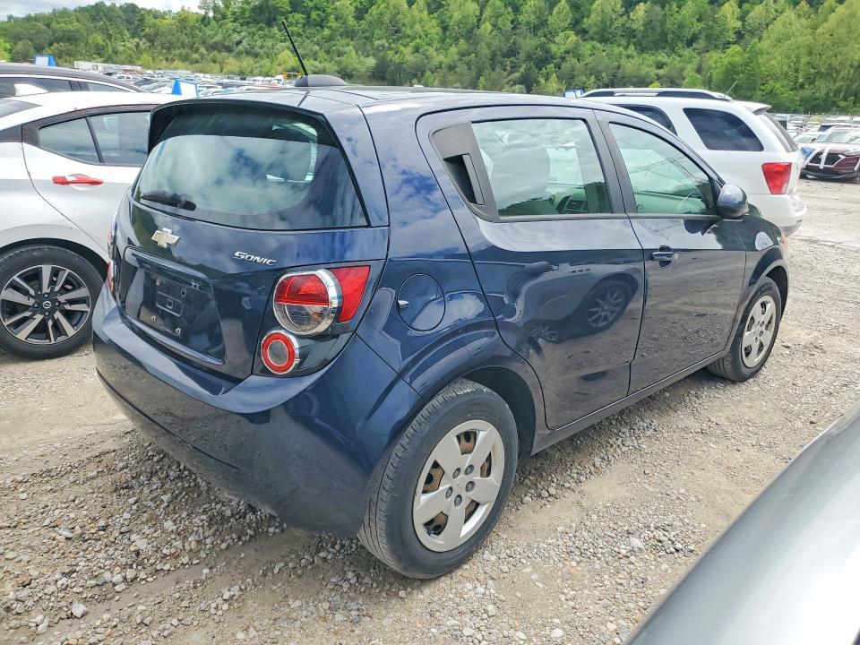 2015 Chevrolet SONIC VIN 1G1JA6SH9F4141831 COPART salvage auction — FRONT END, Wv - Certificate Of Title, sold $2,050 on 2026-07-09 (photo 3)