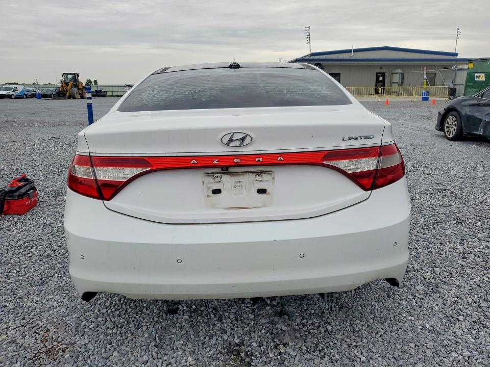 2016 Hyundai Azera VIN KMHFH4JG9GA518680 COPART salvage auction — BURN, TX - NONREPAIRABLE TITLE (P), sold $100 on 2026-07-20 (photo 6)
