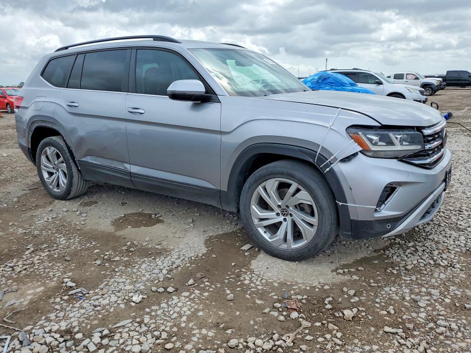 2021 Volkswagen Atlas VIN 1V2WR2CA2MC555910 COPART salvage auction — FRONT END, Va - Certificate Of Title (P), sold $6,800 on 2026-07-09 (photo 4)
