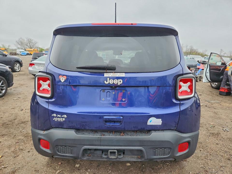 2021 Jeep Renegade VIN ZACNJDBB9MPM67200 COPART salvage auction — FRONT END, Md - Cert Of Salvage > 75% Damage, sold $3,350 on 2026-07-02 (photo 6)