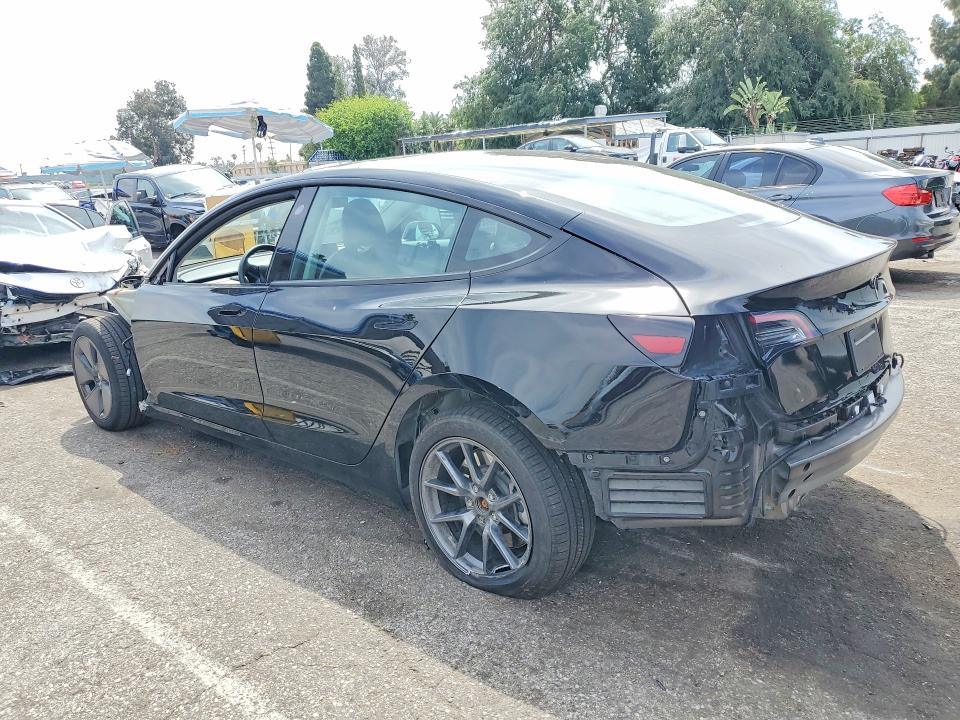 2023 Tesla Model 3 VIN 5YJ3E1EA7PF706481 COPART salvage auction — FRONT END, Ca - Salvage Certificate, sold $8,600 on 2026-07-02 (photo 2)