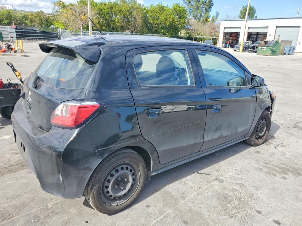2021 Mitsubishi Mirage VIN ML32AUHJ0MH012539 COPART salvage auction — FRONT END, FL, sold $2,150 on 2026-07-20 (photo 3)