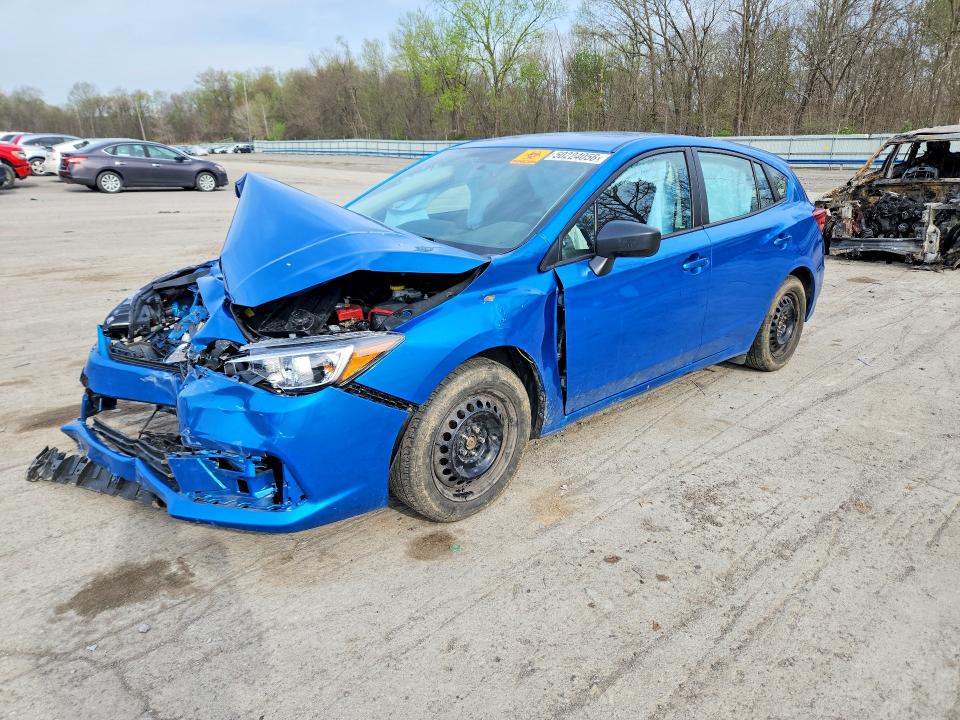 2023 Subaru Impreza VIN 4S3GTAB62P3707476 COPART salvage auction — FRONT END, Oh - Cert Of Title-Salvage, sold $725 on 2026-07-09 (photo 1)