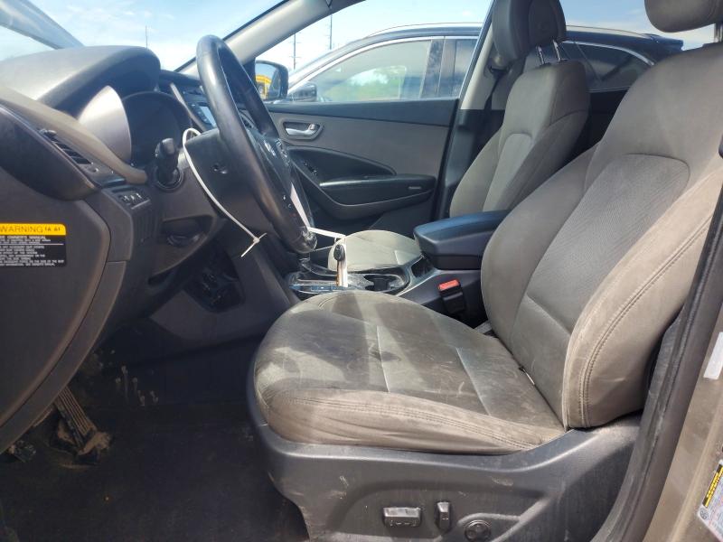 2014 Hyundai Santa fe VIN 5XYZU3LB0EG125558 COPART salvage auction — FRONT END, Ky - Bill Of Sale/Part Only/No Titl, sold $1,500 on 2026-07-22 (photo 7)