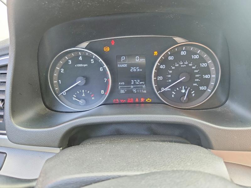 2017 Hyundai Elantra VIN 5NPD74LF1HH135247 COPART salvage auction — FRONT END, Tx - Salvage Vehicle Title, sold $400 on 2026-07-22 (photo 9)
