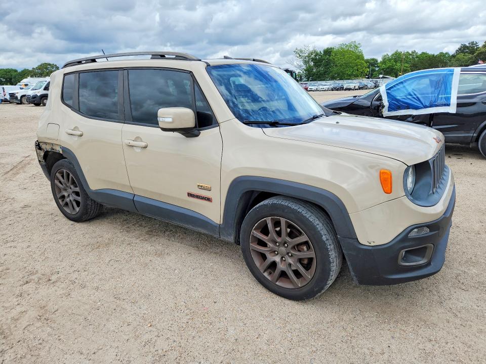 2016 Jeep Renegade VIN ZACCJABT0GPD21886 COPART salvage auction — REAR END, FL - CERT OF TITLE SLVG REBUILDABLE, sold $1,750 on 2026-07-02 (photo 4)