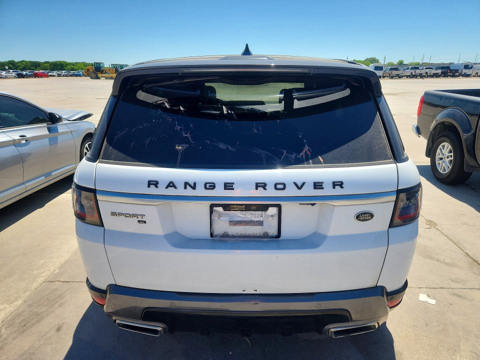 2020 Land rover Range rover sport VIN SALWR2SU7LA707941 COPART salvage auction — NORMAL WEAR, Tx - Certificate Of Title, sold $13,400 on 2026-07-02 (photo 6)