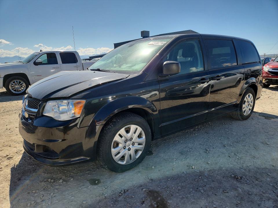 2019 Dodge Caravan VIN 2C4RDGBG1KR754743 COPART salvage auction — FRONT END, Wv - Salvage Certificate, sold $725 on 2026-07-31 (photo 1)