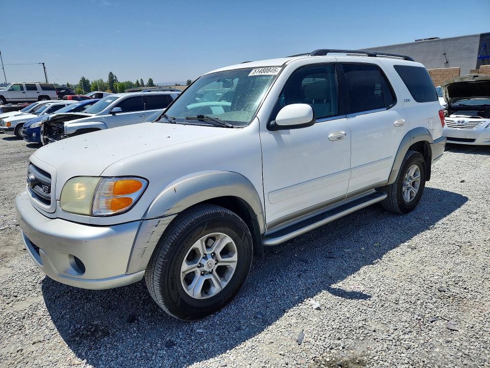 2003 Toyota Sequoia VIN 5TDZT34A63S147606 COPART salvage auction — SIDE, Ca - Salvage Certificate, sold $875 on 2026-07-08 (photo 1)