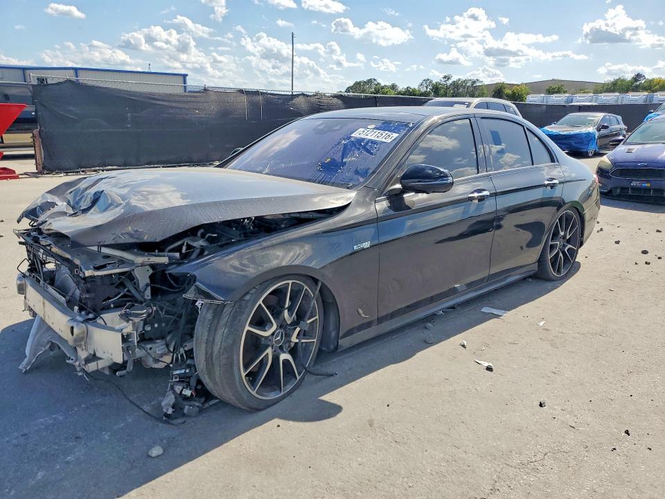 2018 Mercedes-benz E-klasse VIN WDDZF6EB8JA348794 COPART salvage auction — FRONT END, Fl - Certificate Of Title, sold $13,800 on 2026-07-27 (photo 1)