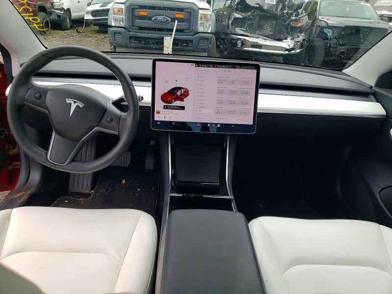 2019 Tesla Model 3 VIN 5YJ3E1EB1KF522249 COPART salvage auction — WATER/FLOOD, Hi - Certificate Of Salvage, sold $2,650 on 2026-07-20 (photo 8)