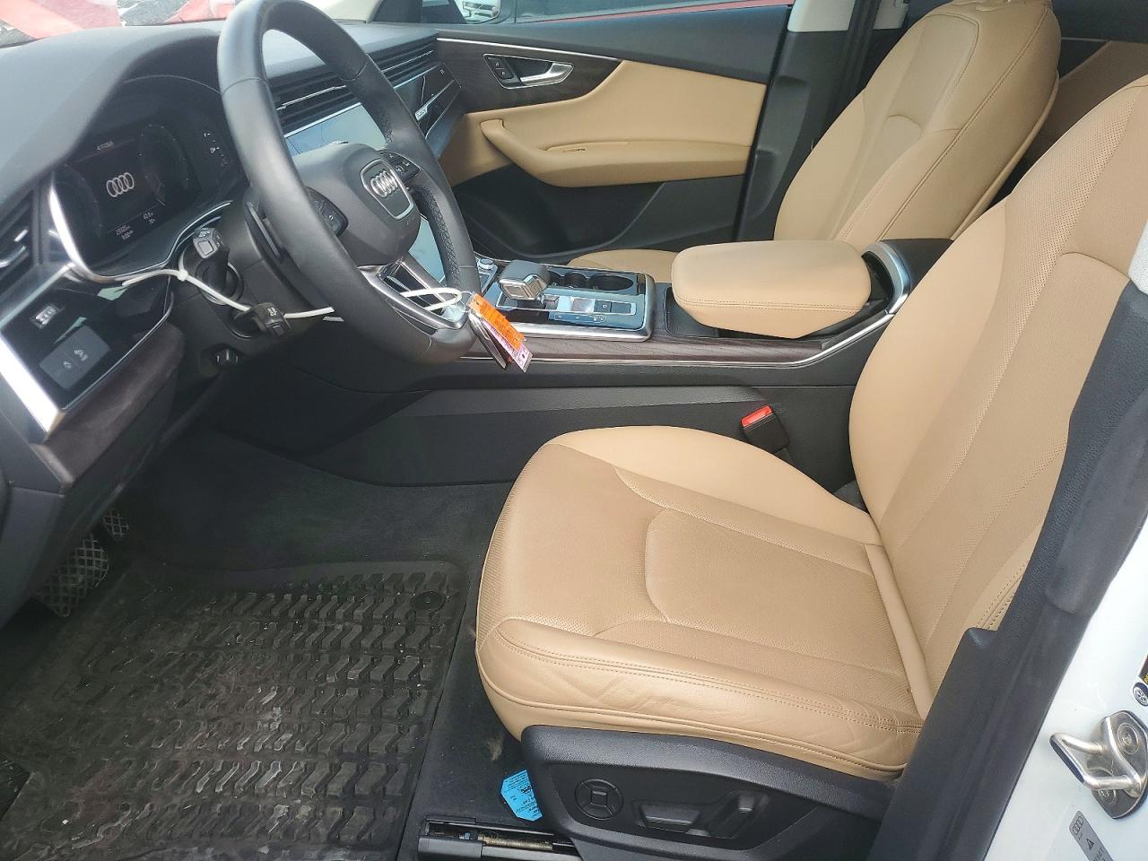 2022 Audi Q8 VIN WA1EVBF1XND031804 COPART salvage auction — Front End, TX - SALVAGE VEHICLE TITLE, sold $23,200 on 2026-07-02 (photo 7)