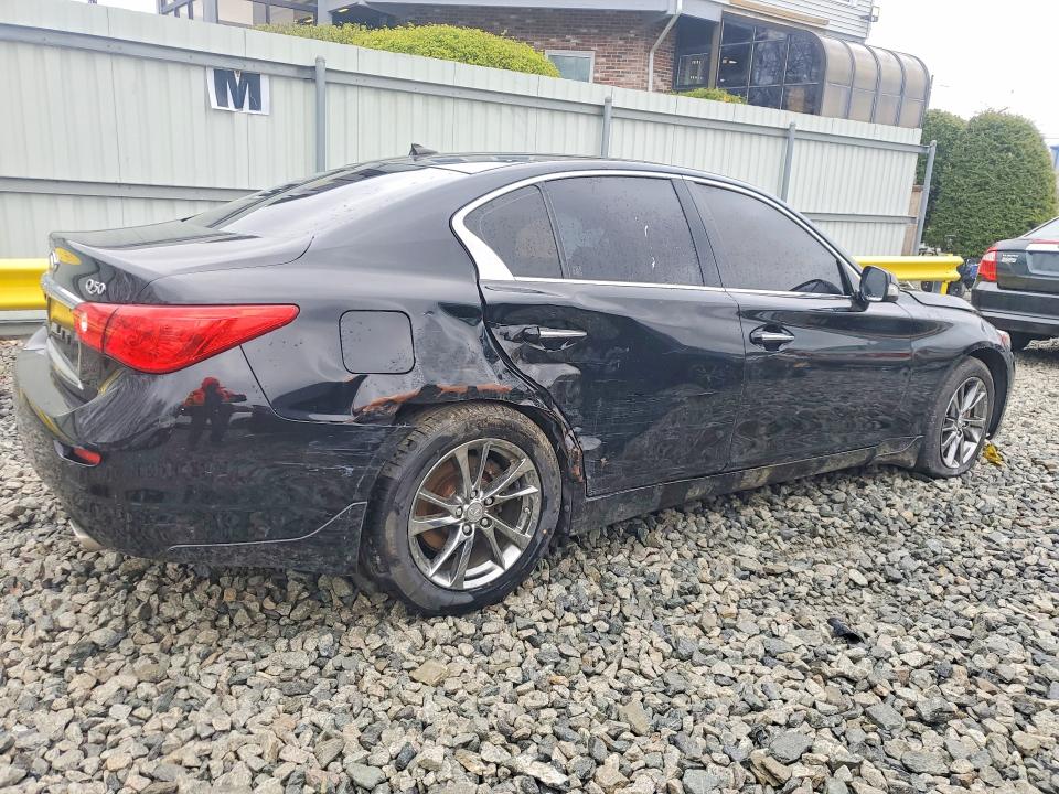 2017 Infiniti Q50 VIN JN1EV7AR0HM837125 COPART salvage auction — SIDE, Ny - Certificate Of Title, sold $1,700 on 2026-07-14 (photo 3)