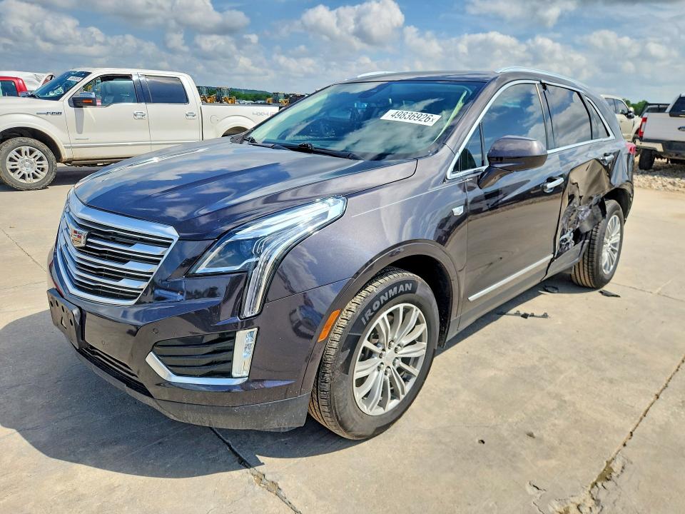 2018 Cadillac Xt5 VIN 1GYKNCRS6JZ104791 COPART salvage auction — SIDE, Tx - Salvage Vehicle Title, sold $4,800 on 2026-07-09 (photo 1)