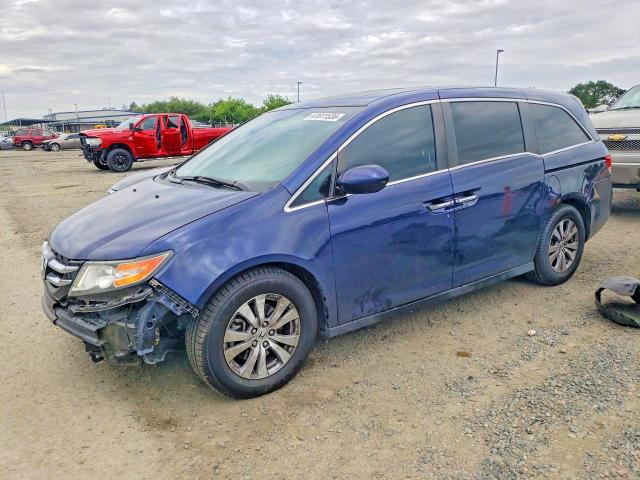 2016 Honda Odyssey VIN 5FNRL5H66GB041121 COPART salvage auction — FRONT END, Ca - Salvage Certificate, sold $15 on 2026-07-09 (photo 1)