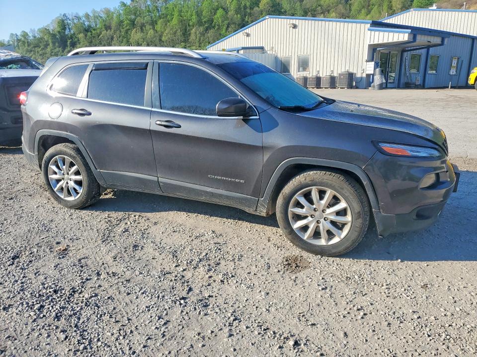 2016 Jeep Cherokee VIN 1C4PJMDB0GW186838 COPART salvage auction — FRONT END, Oh - Cert Of Title-Salvage, sold $600 on 2026-07-02 (photo 4)