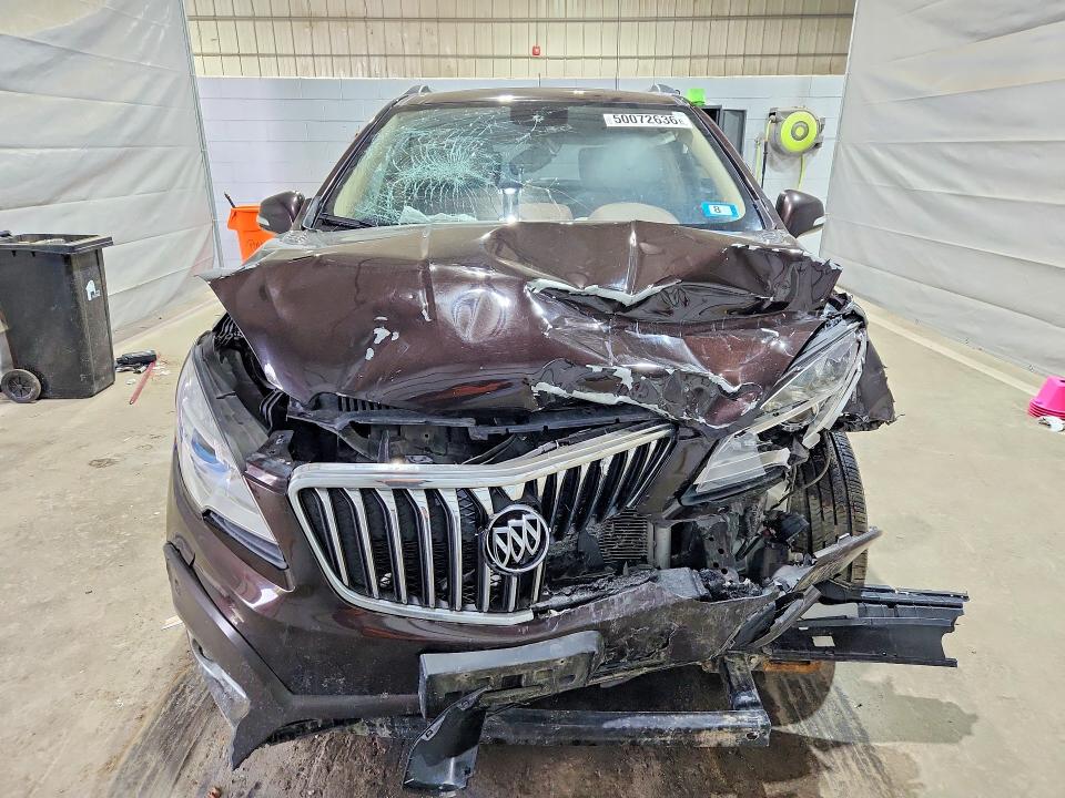 2016 Buick Encore VIN KL4CJGSB0GB657231 COPART salvage auction — FRONT END, NH - CERT OF TITLE-SALVAGE, sold $325 on 2026-07-02 (photo 5)