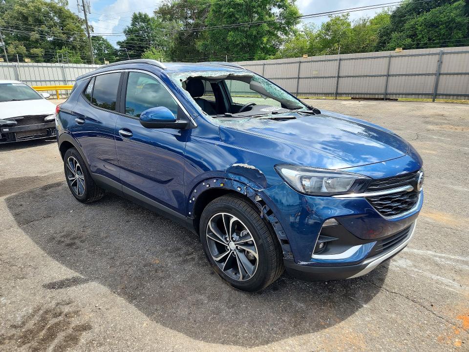 2021 Buick Encore VIN KL4MMDS29MB038729 COPART salvage auction — SIDE, Id - Salvage Certificate Of Title, sold $1,850 on 2026-07-20 (photo 4)
