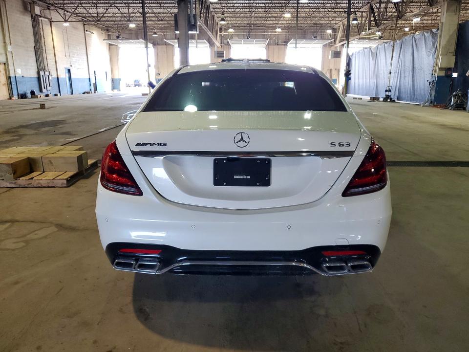 2020 Mercedes-benz S class VIN WDDUG8JBXLA517385 COPART salvage auction — WATER/FLOOD, Mi - Cert Of Title-Flood Reblt Salv, sold $30,500 on 2026-07-15 (photo 6)