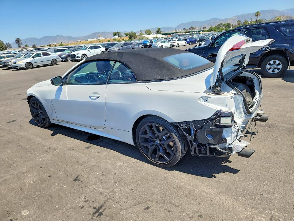 2025 BMW 4er VIN WBA33DB08SCT93656 COPART salvage auction — FRONT END, Ca - Salvage Certificate, sold $22,100 on 2026-07-15 (photo 2)