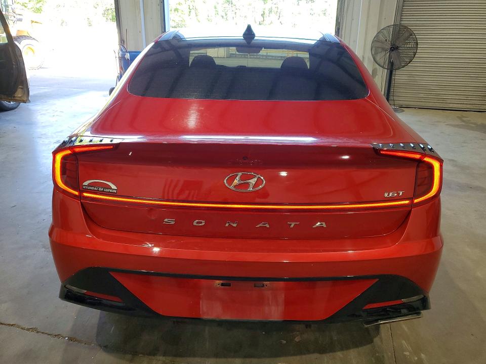 2021 Hyundai Sonata VIN 5NPEJ4J20MH066468 COPART salvage auction — FRONT END, Tx - Salvage Vehicle Title, sold $3,350 on 2026-07-06 (photo 6)