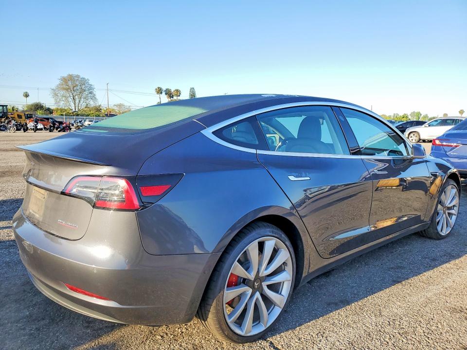 2019 Tesla Model 3 VIN 5YJ3E1EB3KF368000 COPART salvage auction — FRONT END, Salvage Title, sold $400 on 2026-07-24 (photo 3)