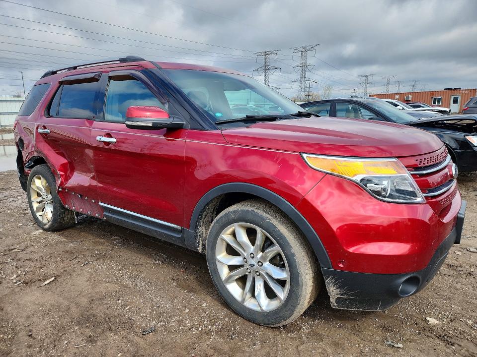 2013 Ford Explorer VIN 1FM5K8F85DGA61977 COPART salvage auction — SIDE, Il - Salvage Certificate, sold $2,000 on 2026-07-09 (photo 4)