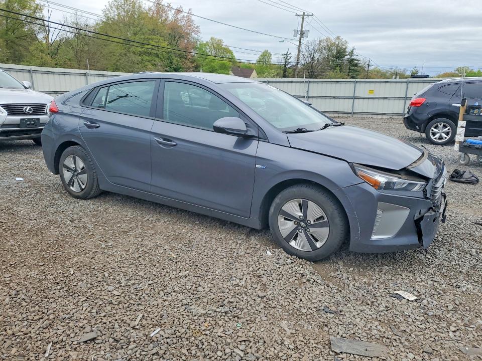 2019 Hyundai Ioniq VIN KMHC65LC4KU125041 COPART salvage auction — FRONT END, Id - Salvage Certificate Of Title, sold $3,750 on 2026-07-24 (photo 4)