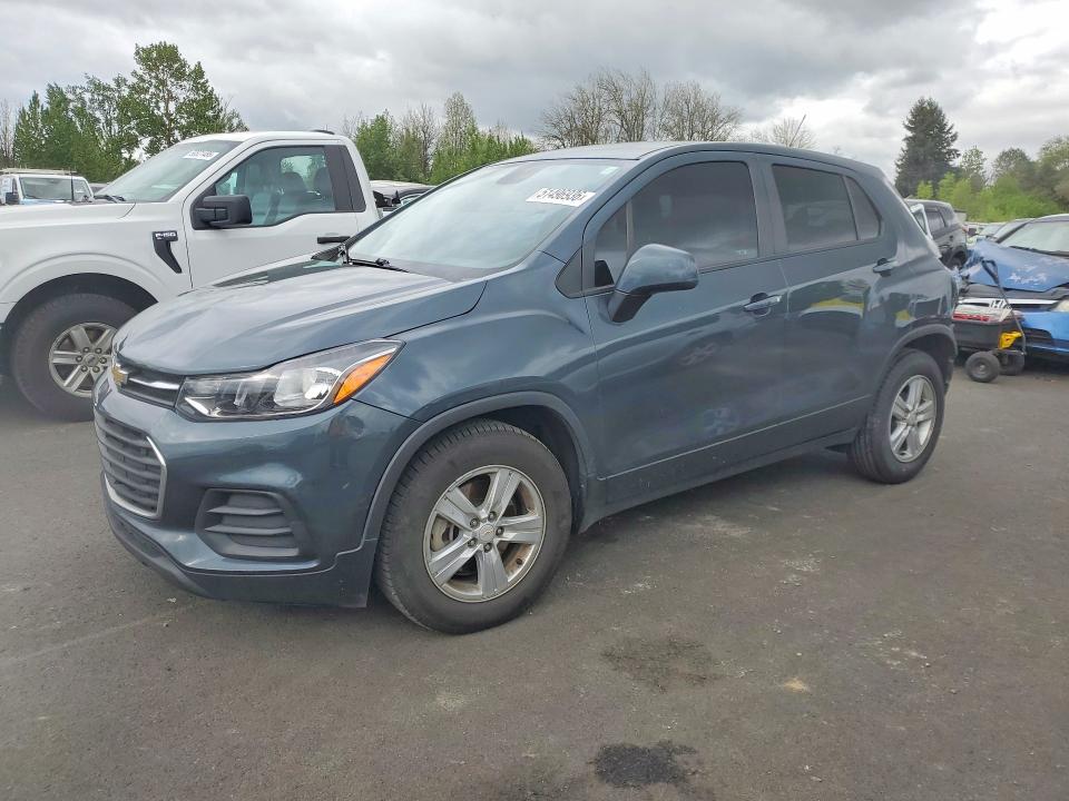 2021 Chevrolet Trax VIN KL7CJKSB2MB307388 COPART salvage auction — REAR END, Or - Salvage Title Certificate, sold $1,550 on 2026-07-27 (photo 1)